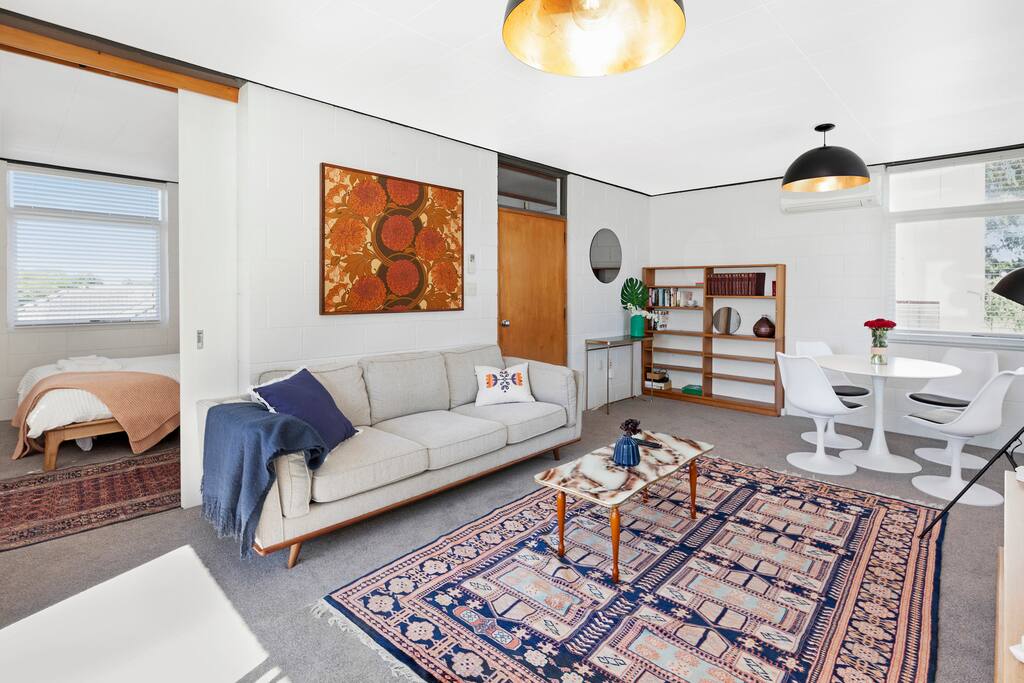 Living area through to main bedroom