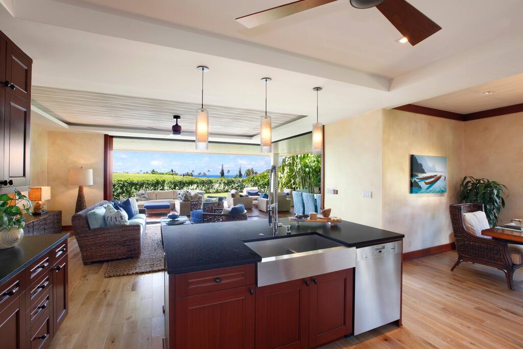 Kitchen with a view