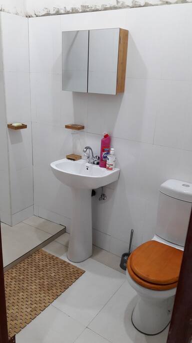 Organic and well laid out shower rooms