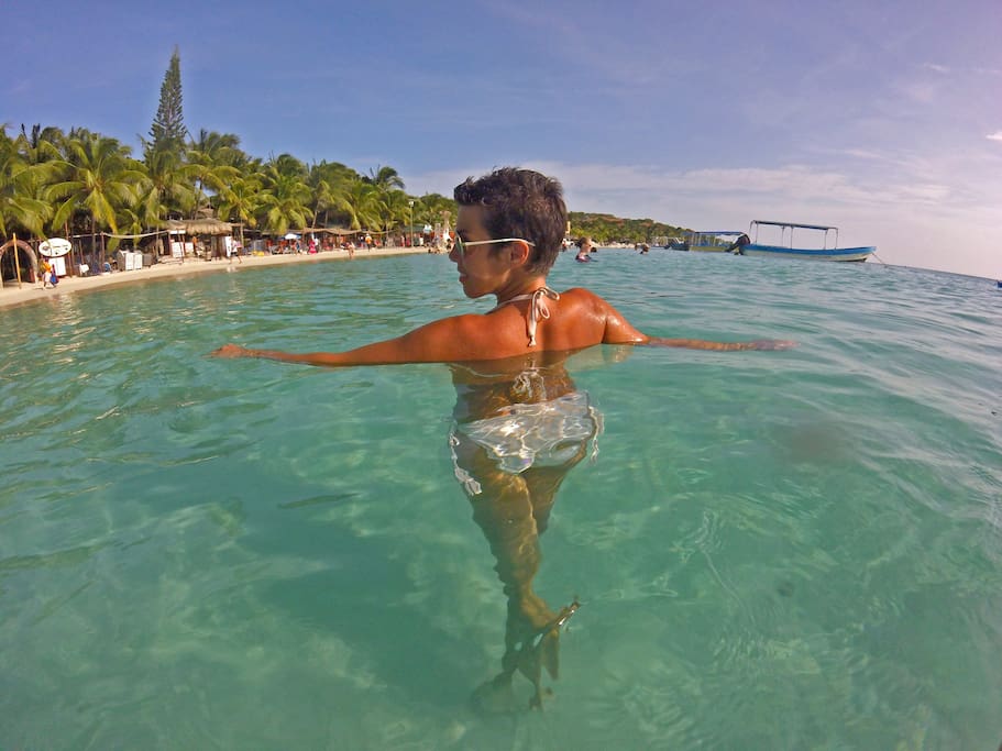 Crystal clear warm water with no waves!