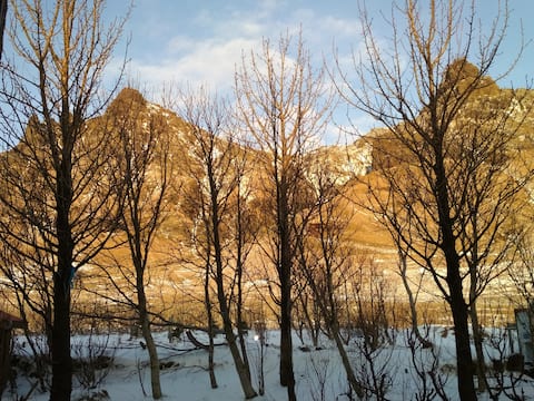 Skógafoss dairy farm stay