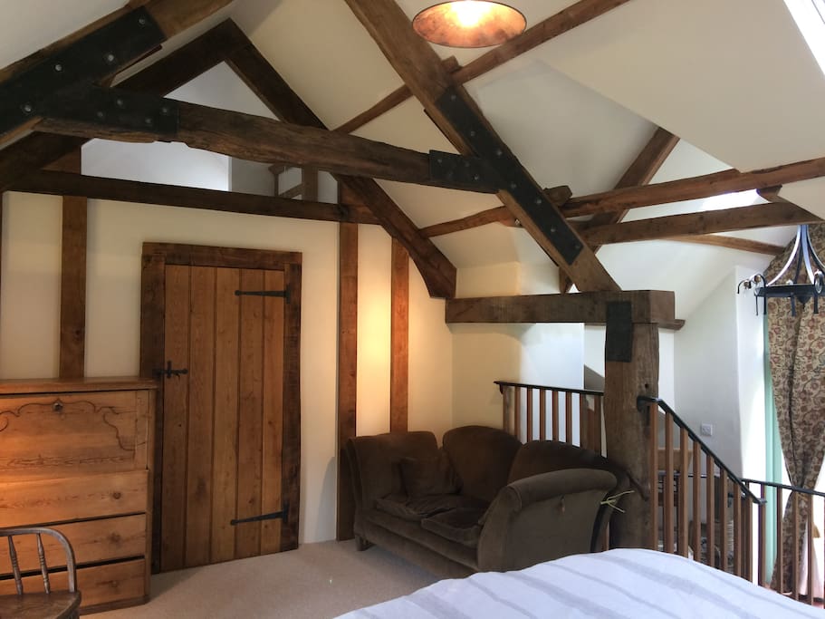 Sleep well amongst the beams in the original hayloft
