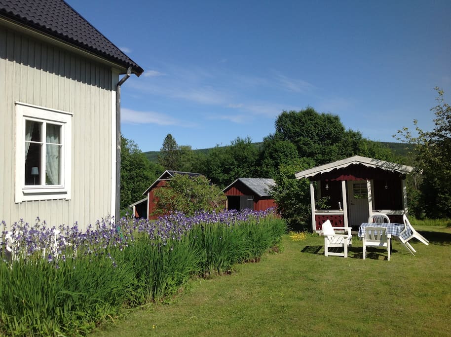 Summerhouse in the garden