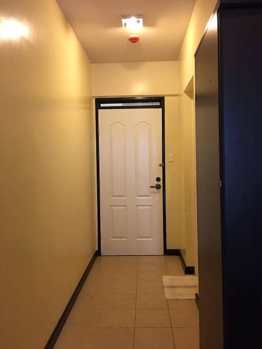 Hallway and entrance door