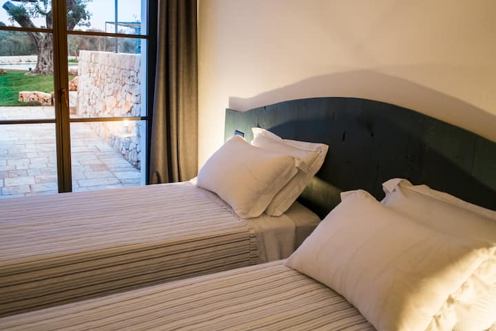 Palmento – стая с две единични легла, преобразуеми в двойно легло