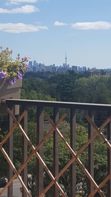 View of Toronto from Private Terrace