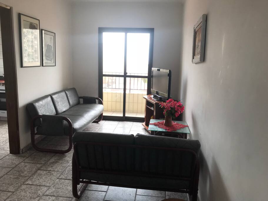 Visão na entrada do apartamento da sala