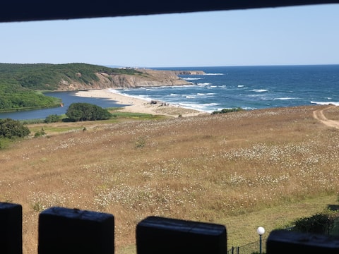 Stylish two-room apartment with a unique view of the Black Sea, Veleka River and Strandzha Mountain.