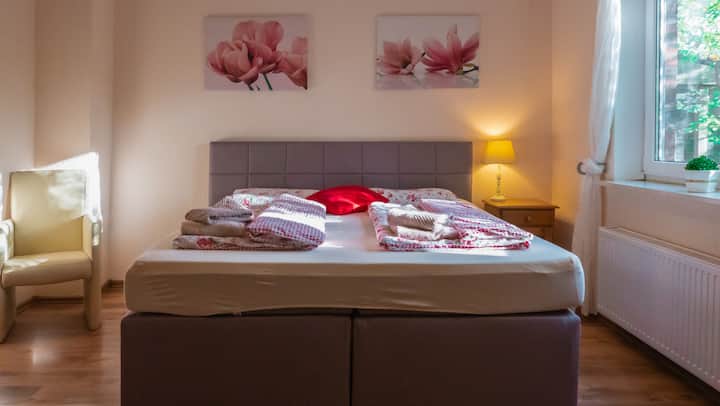 Superbequemes Boxspring - Bett (1,80x2m)