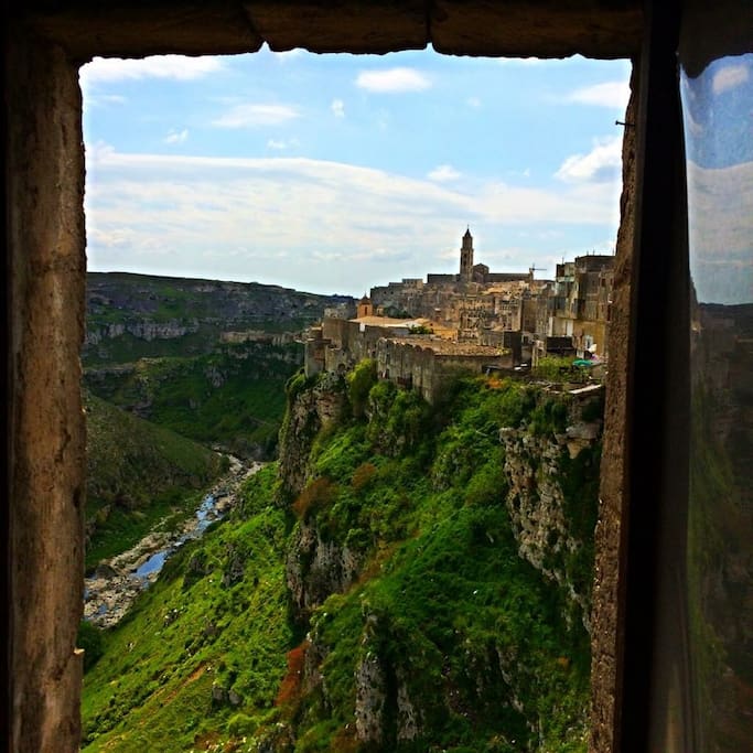 Sassi di Matera, raggiungibili a piedi in 5 minuti, vista mozzafiato