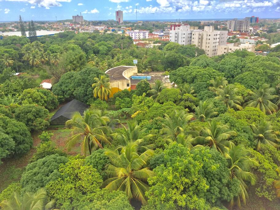 Vista da janela da sala