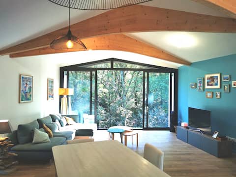 Beautiful house in nature 5 min from the beach