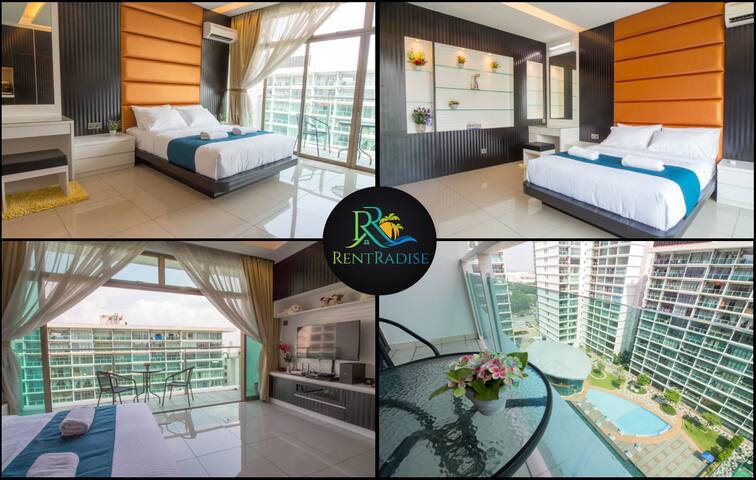 ❤️⭐【High Level!】RentRadise Vista Studio【Pool View】