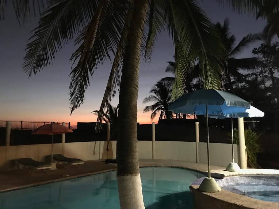 A comfortable tropical paradise.