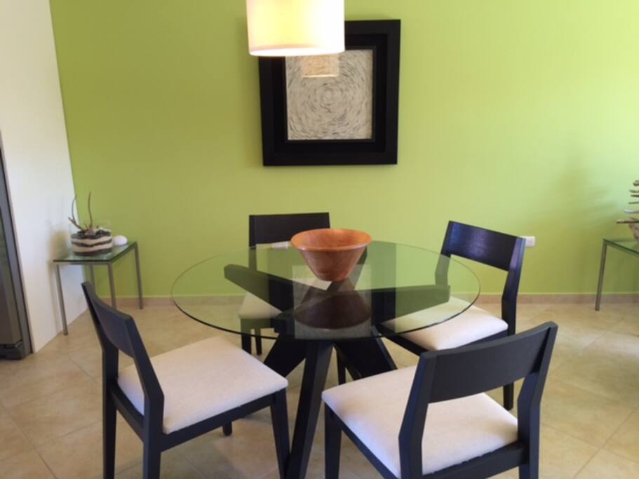 Inside dining area