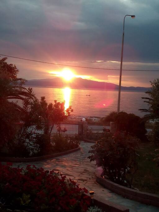 The sunset !
