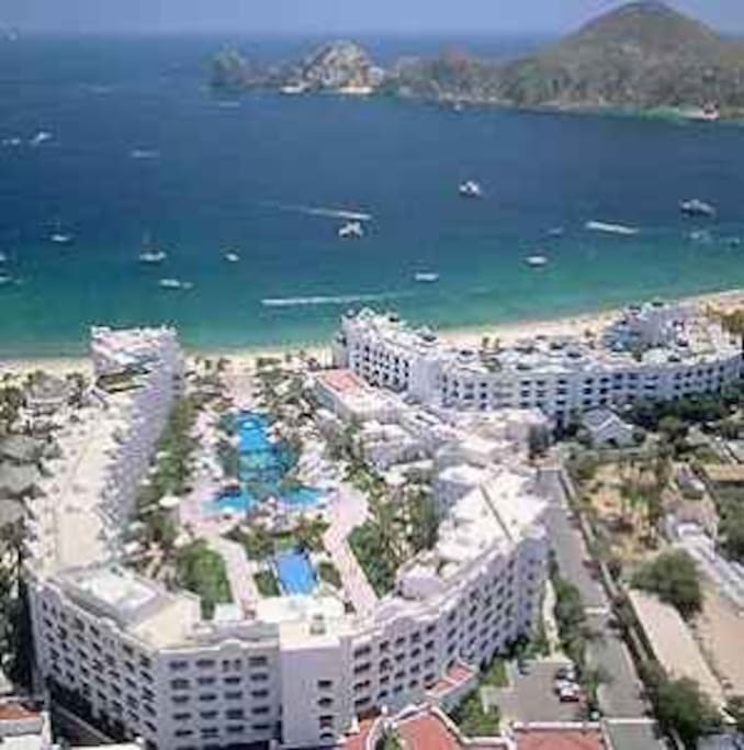 Beachfront resort
