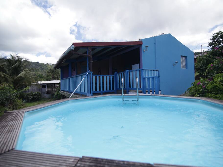 Piscine privative bungalow "La Martinique"