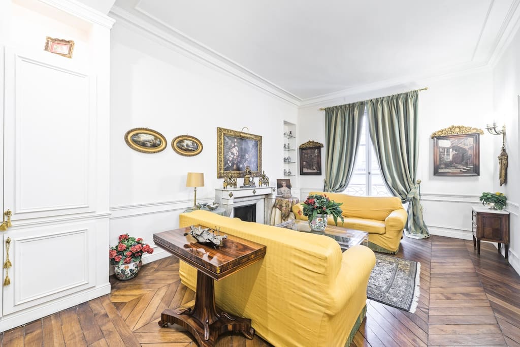 Living room - Italian Renaissance at Saint-Germain by Hostmaker