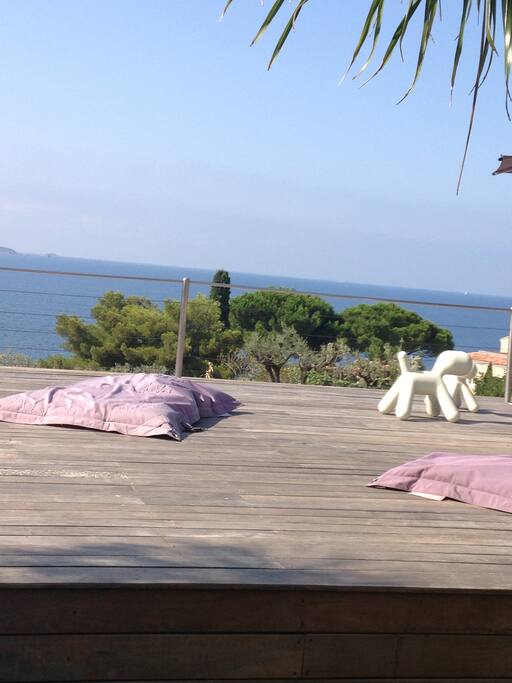 Terrasse avec vue panoramique