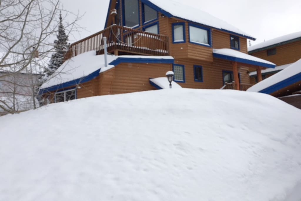 Cabin in winter