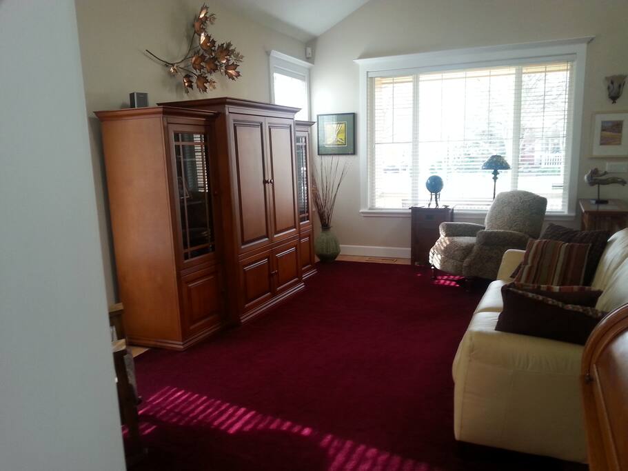 Living room looking toward front window