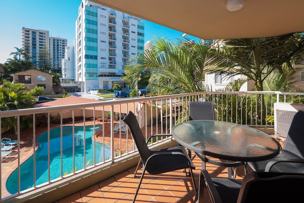 Balcony of One of our 2 bedroom Apartments