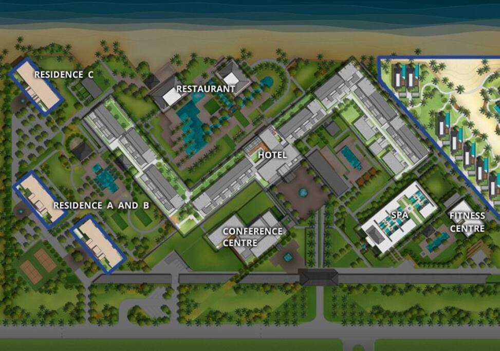 The apartment is located in the block C