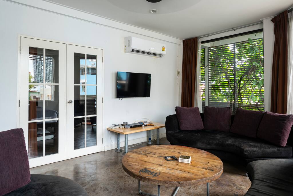 Great hang out area with view off the balcony.
