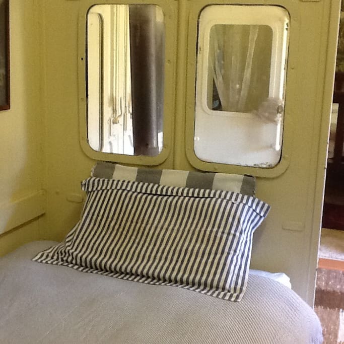 Two single beds in adjacent room