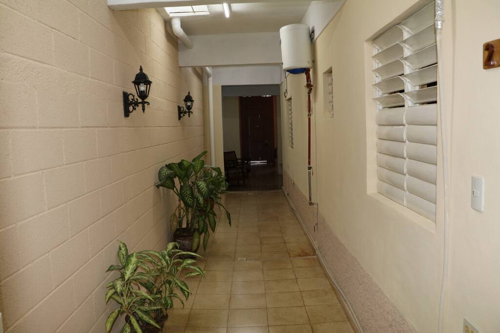 Entrada independiente para cada habitación