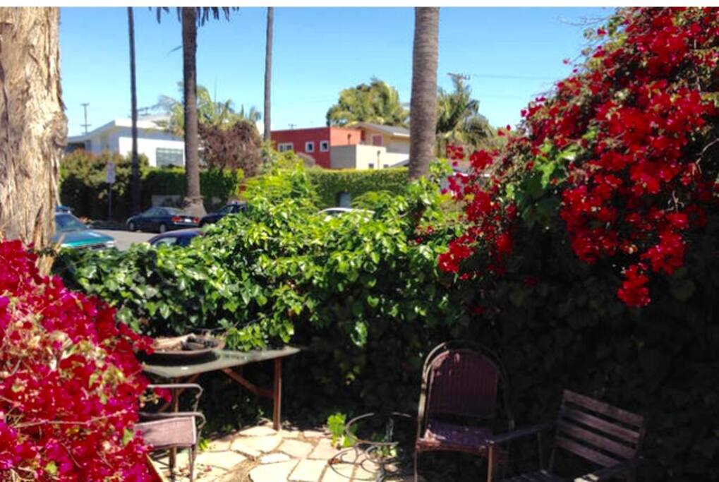 For either sun dappled days or tranquil moonlit nights-the private front patio is a must.