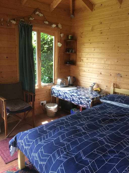 New double bed for added comfort,