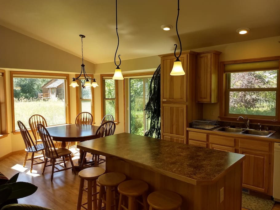 Open Kitchen and dining area