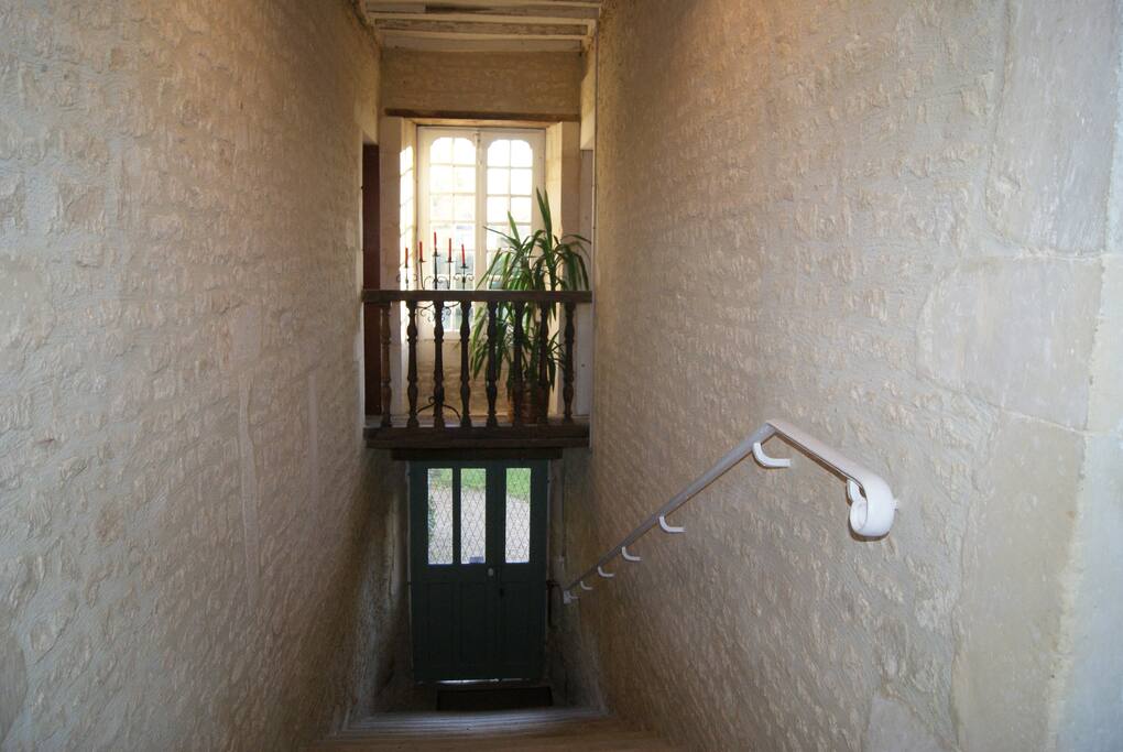 L'entrée indépendante de la Suite "Dumont d'Urville" du Manoir de La Pataudière