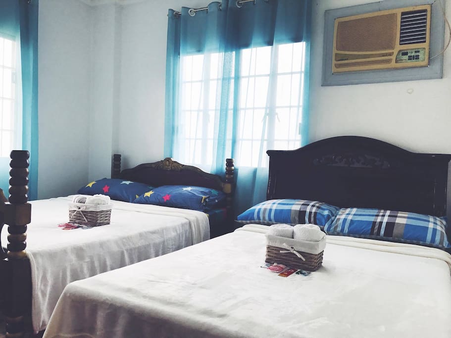 Two beds