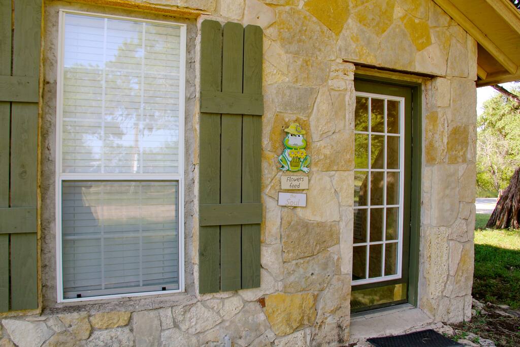 Outside door.