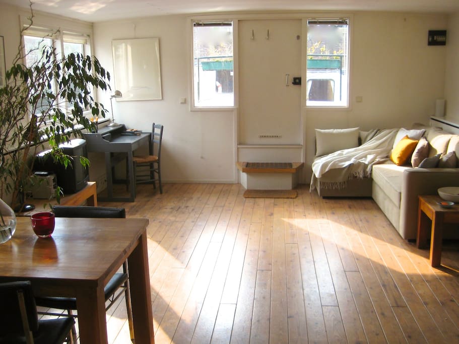 spacious natural living area