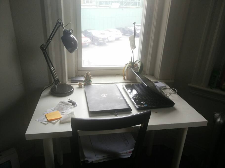 Table 1 (laptop and other accessories only for representation and will not actually be a part of the room)