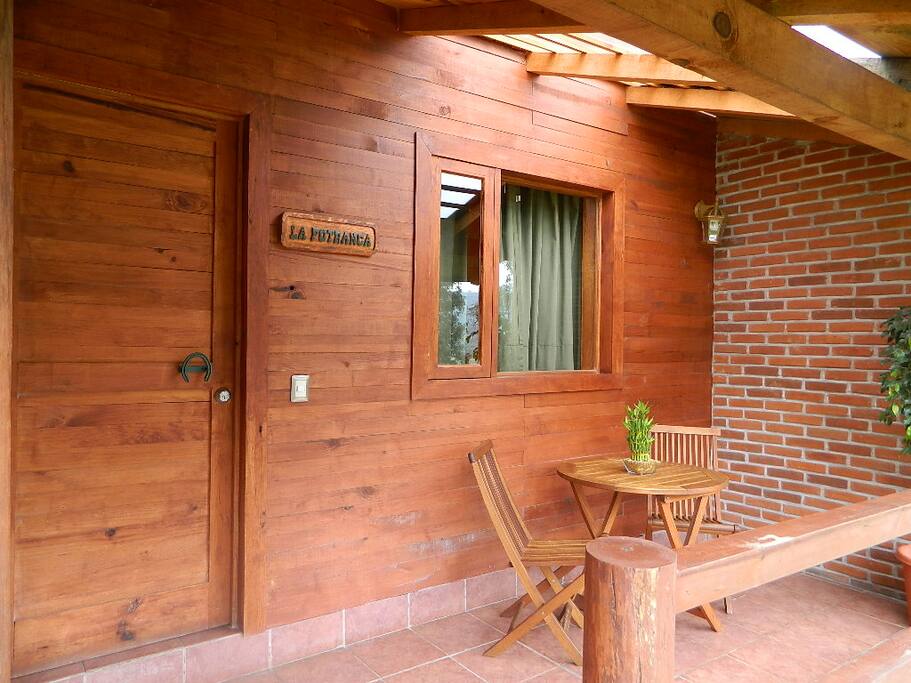 Terraza Cabaña Petite