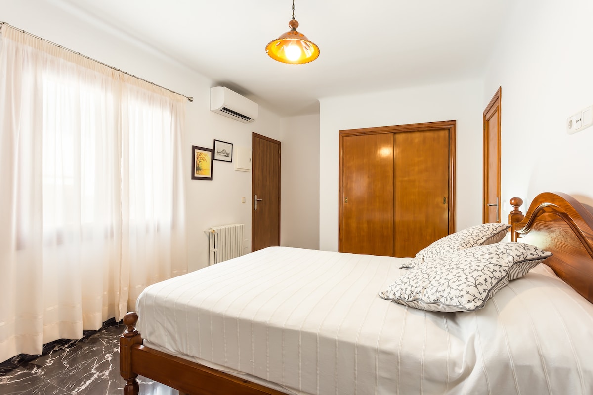 Third double bedroom fitted with 1.35m by 1.8m full size bed. 