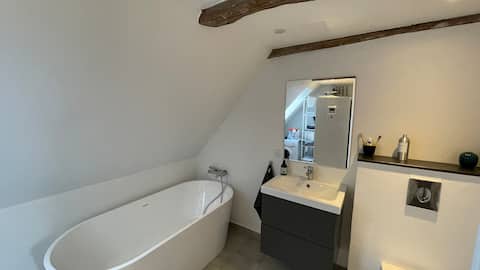 Cozy loft apartment centrally located in Roskilde