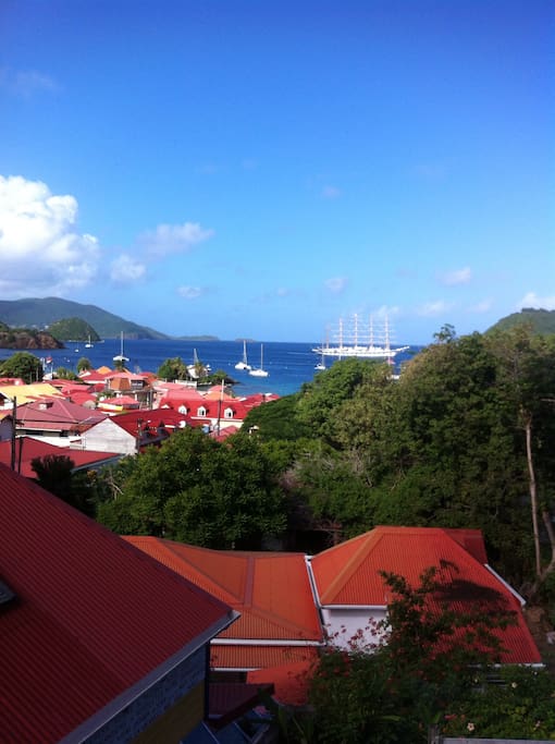 Vue depuis la terrasse privative