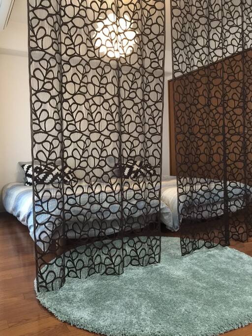 Two single beds