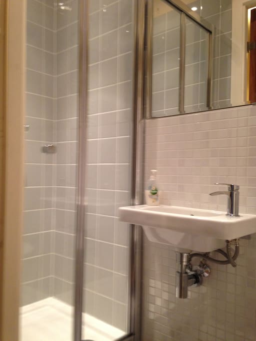 Exclusive use of newly installed shower room