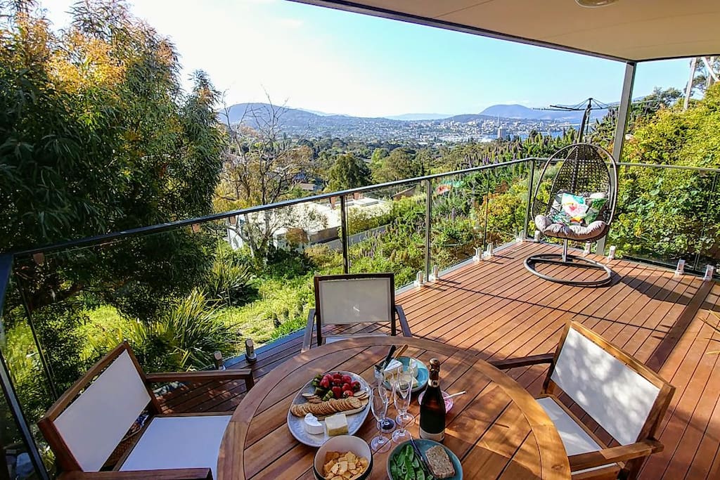 Relax on your private deck!