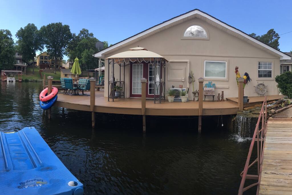 Fish and swim right off the deck!