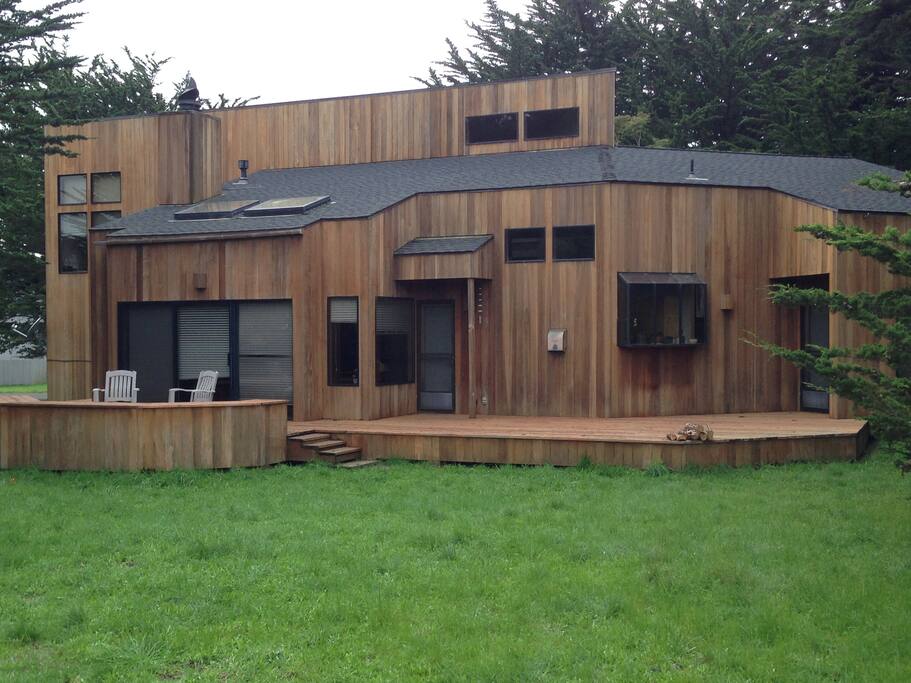 Rear of house