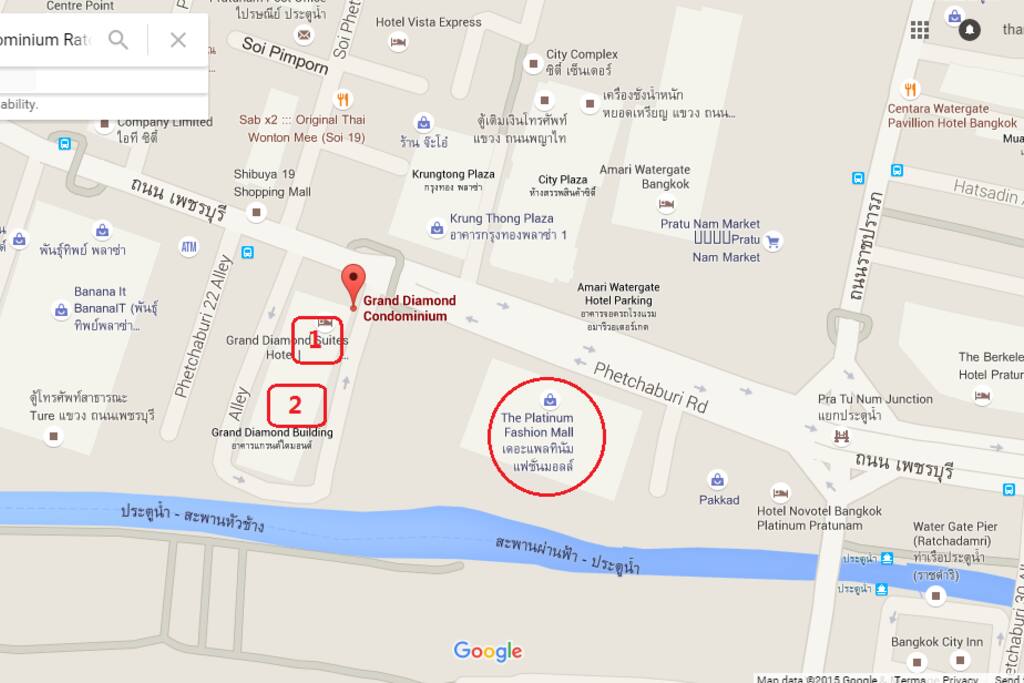 The place named Grand Diamond condo. Just next to the Platinum Fashion mall