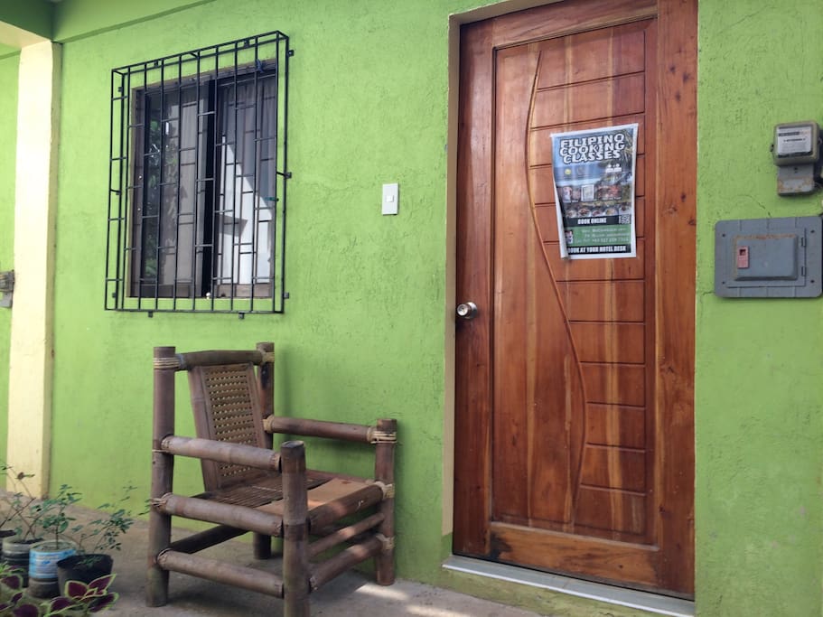 The main door